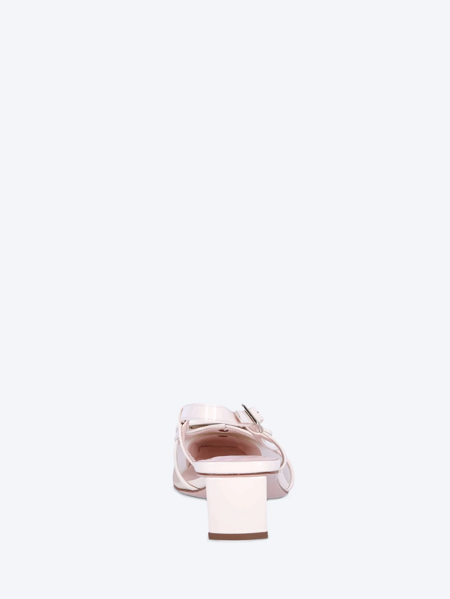 Belle vivier slingback pumps in mesh fabric
