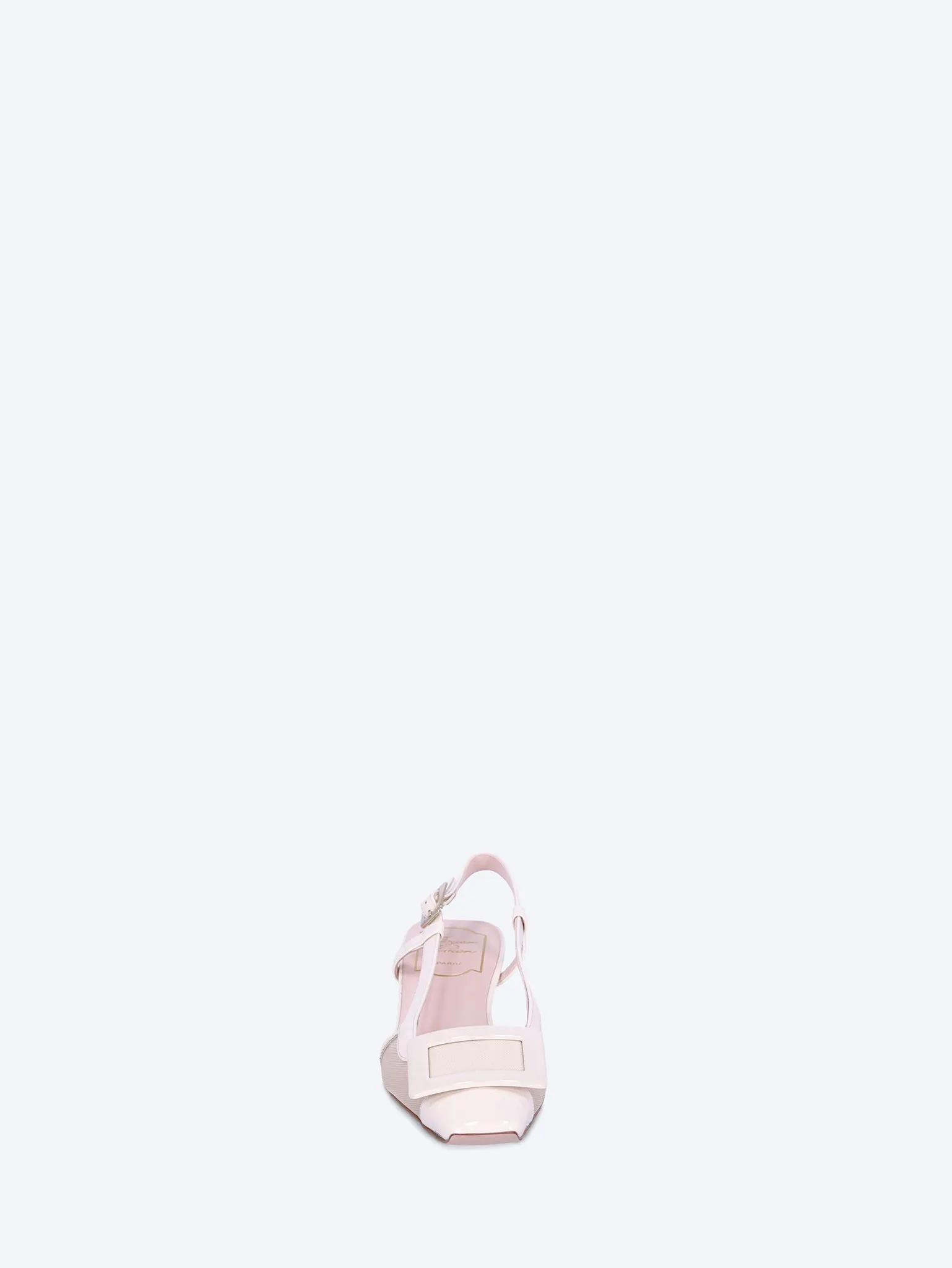 Belle vivier slingback pumps in mesh fabric