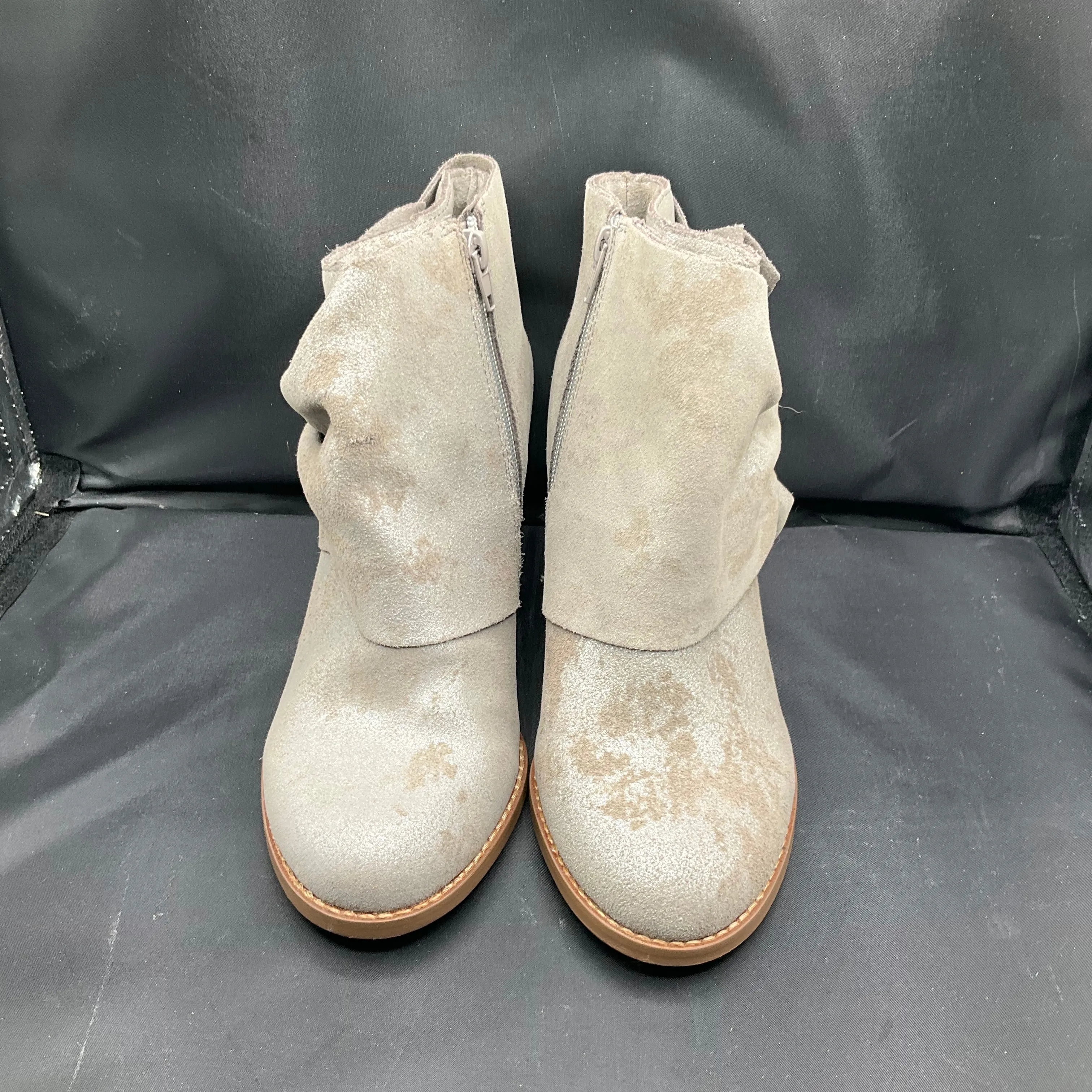 Boots Ankle Heels By Sole Society In Grey, Size: 8.5