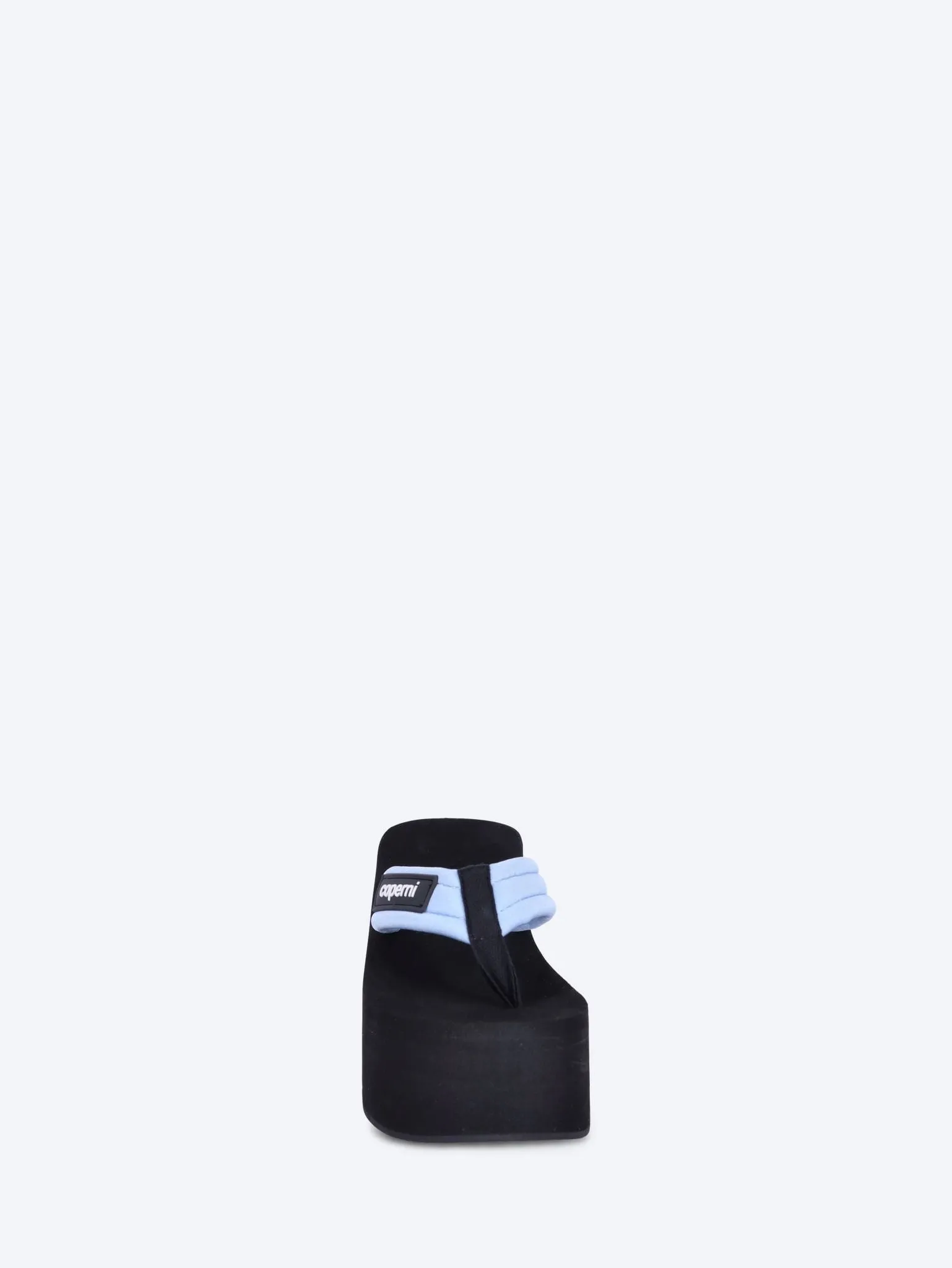Branded wedge sandals