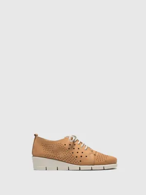 Brown Lace Fastening Shoes