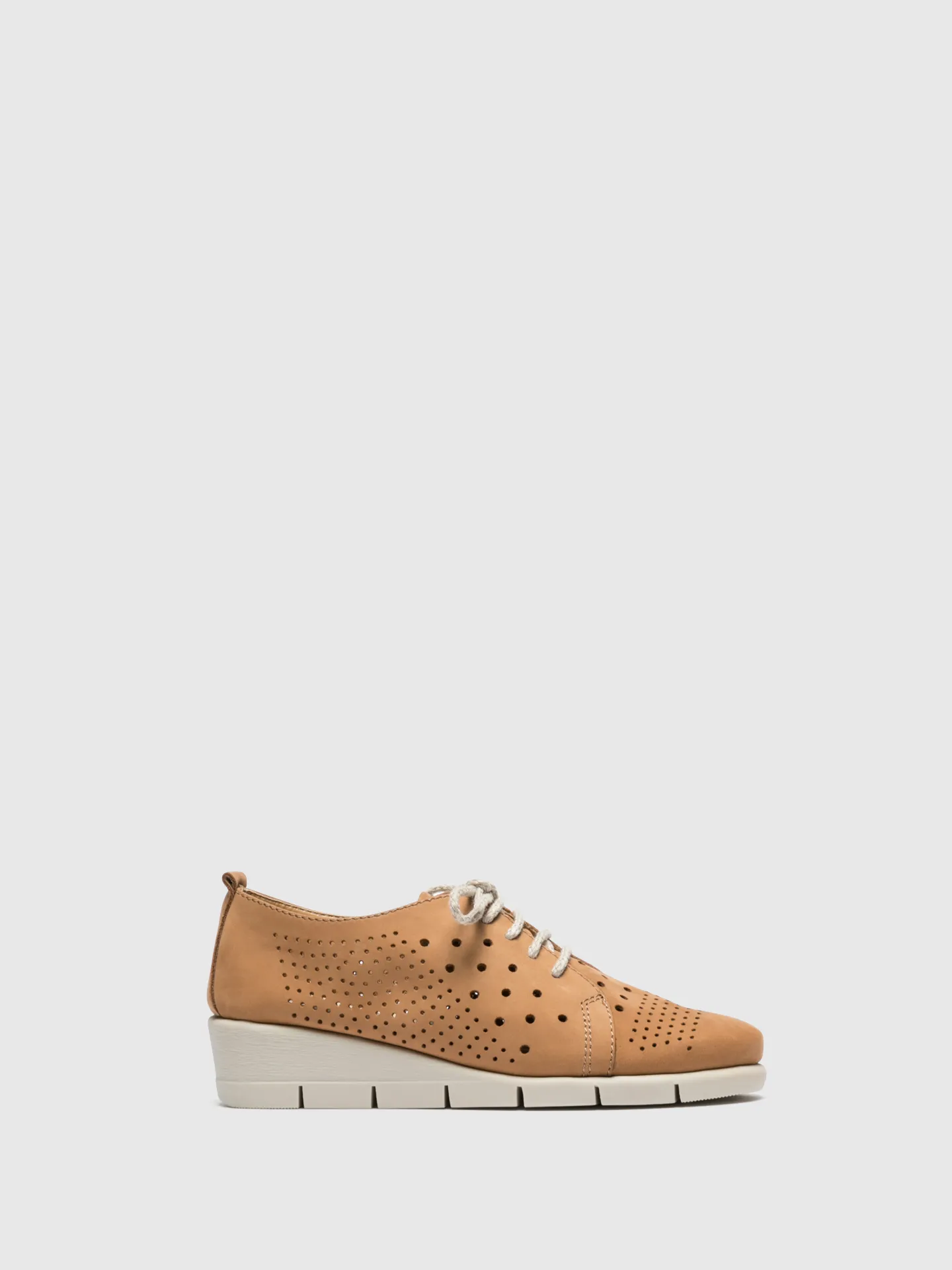 Brown Lace Fastening Shoes