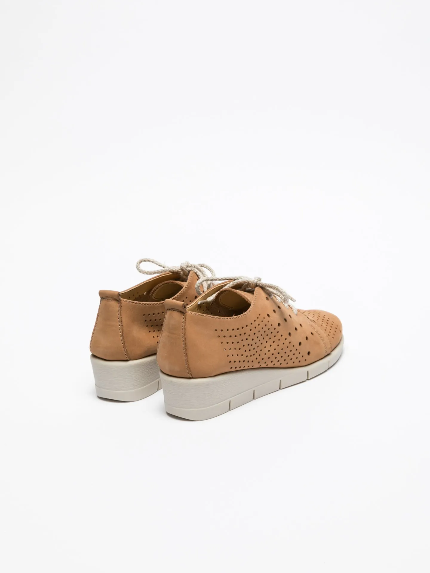 Brown Lace Fastening Shoes