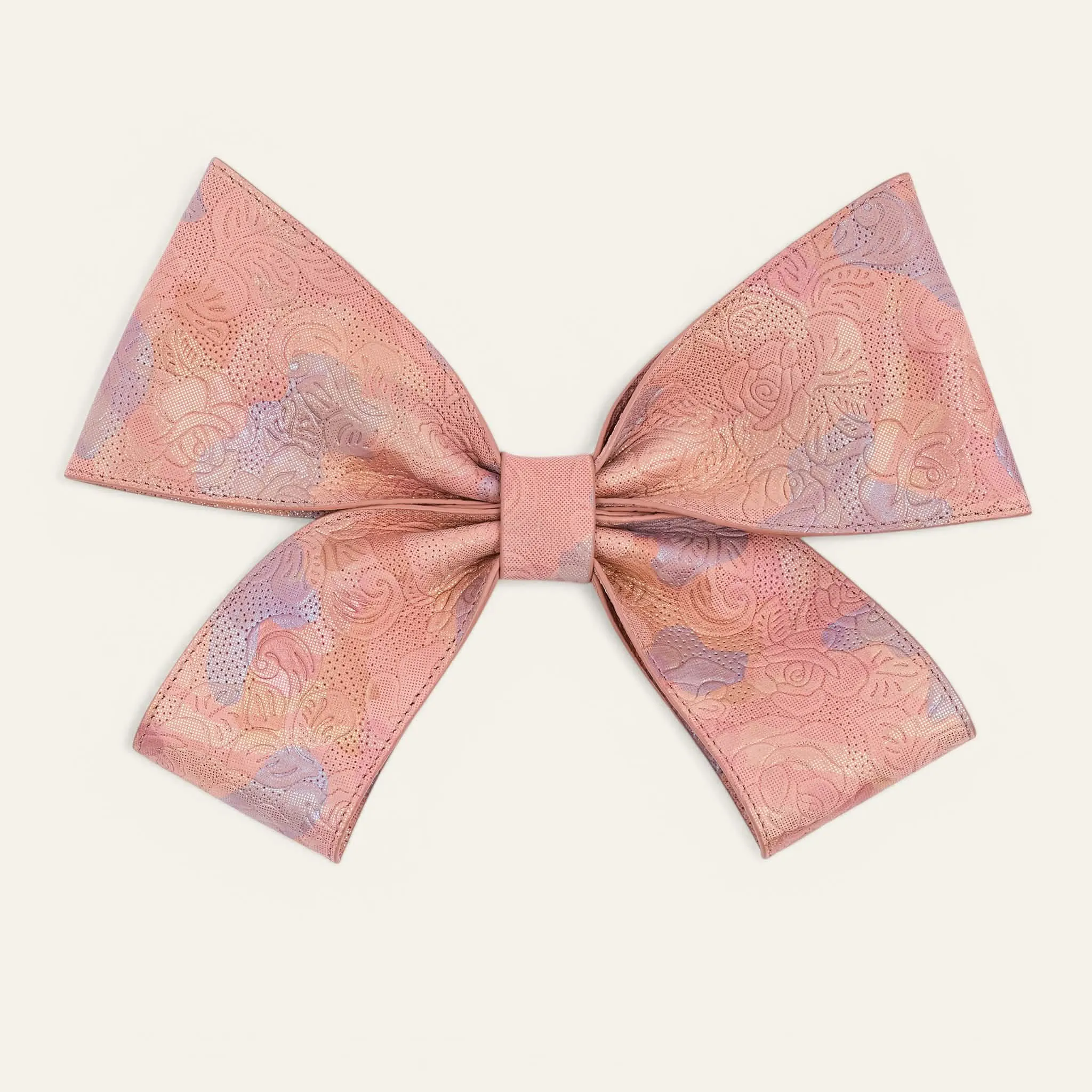 Deco Bow | Garden of Roses with Silver hardware