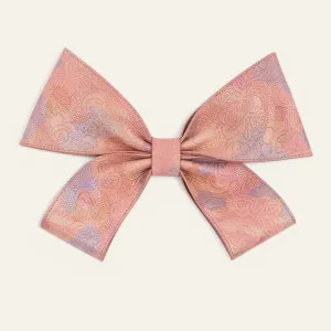 Deco Bow | Garden of Roses with Silver hardware