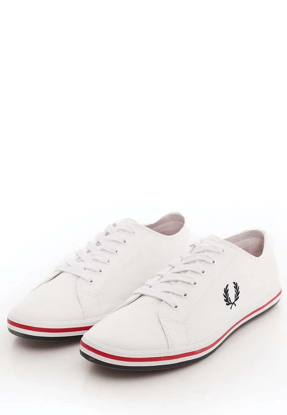 Fred Perry - Kingston Twill White - Shoes
