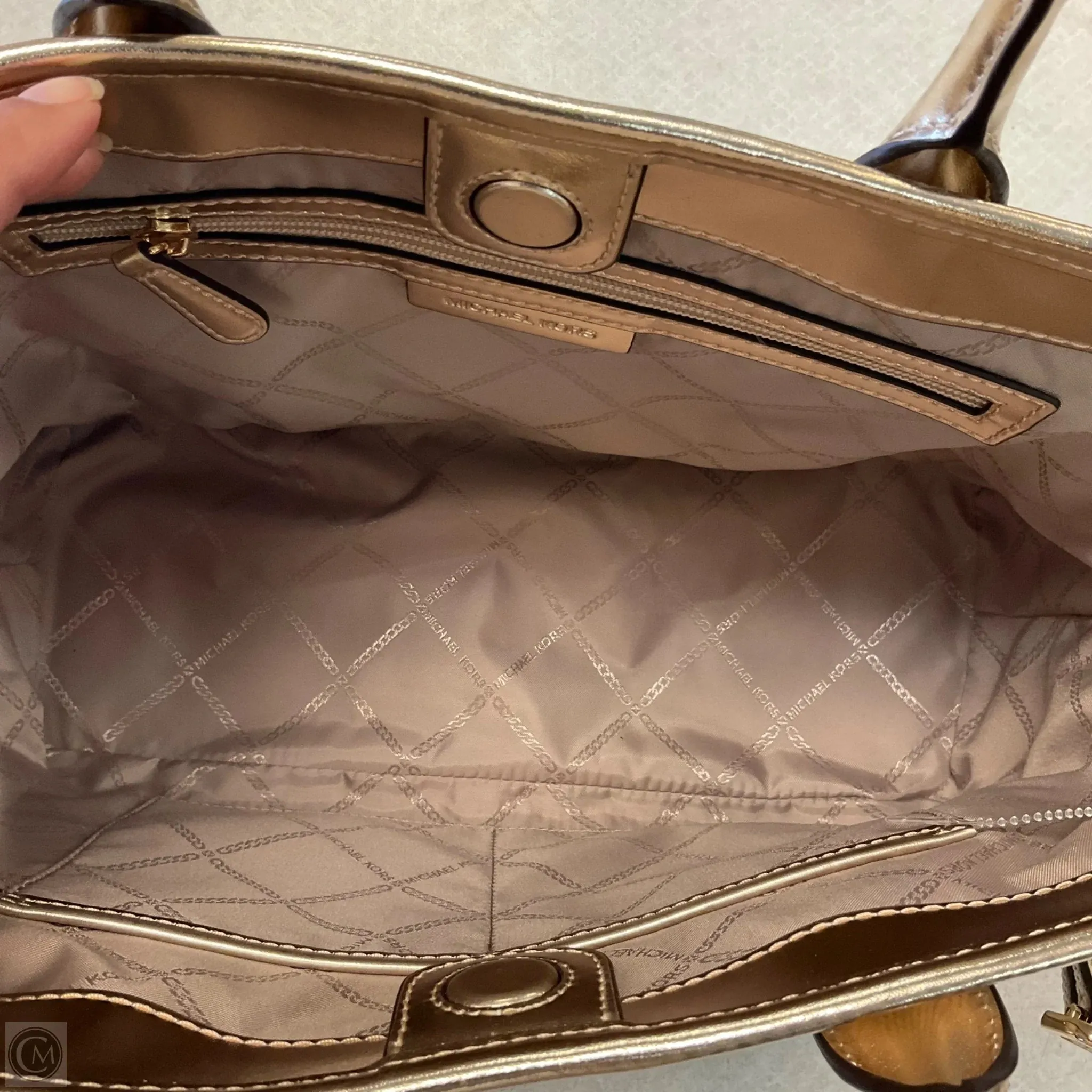 Handbag Designer By Michael Kors, Size: Large