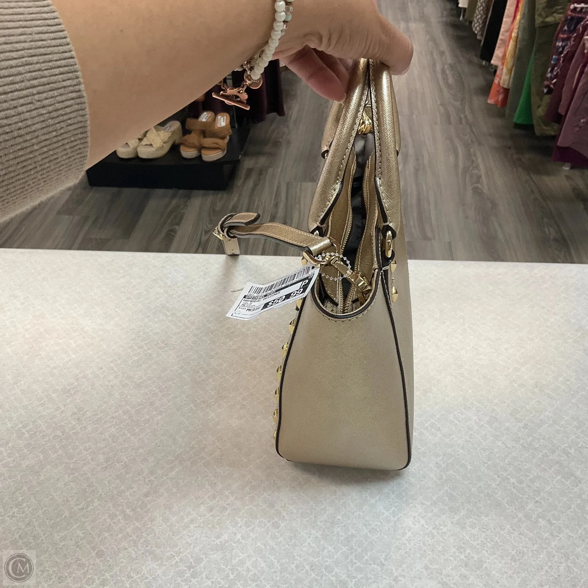 Handbag Designer By Michael Kors, Size: Medium
