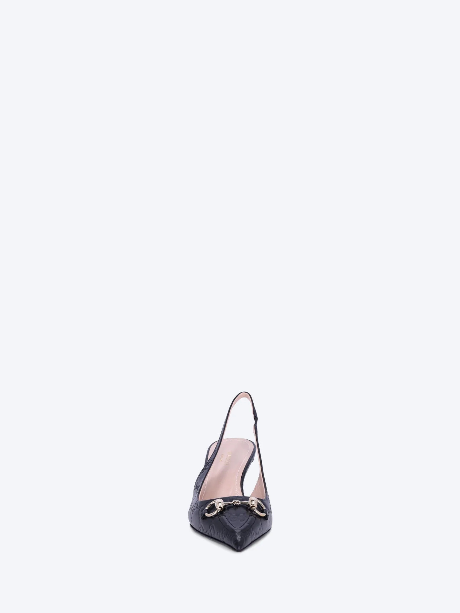 Horsebit slingback pump