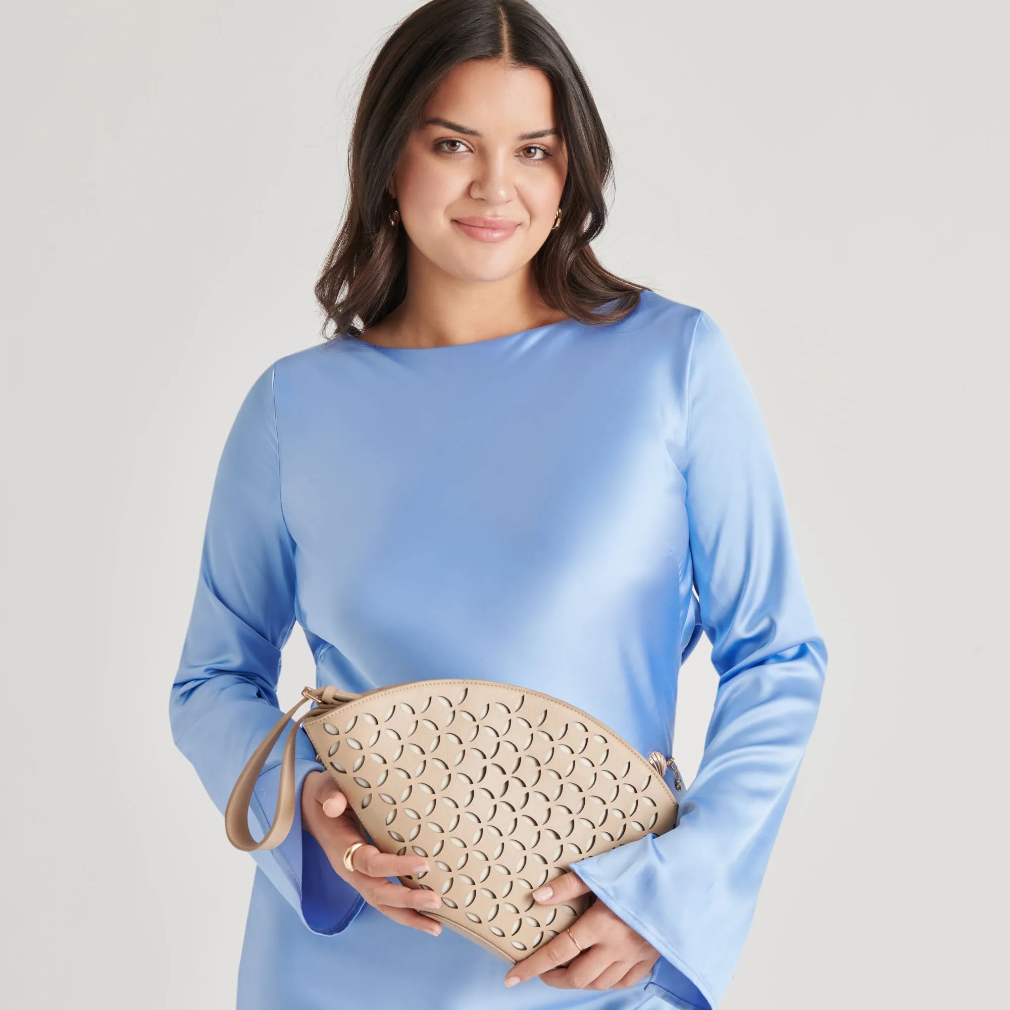 ISOLDE CLUTCH BEIGE STELLA Dolce Vita