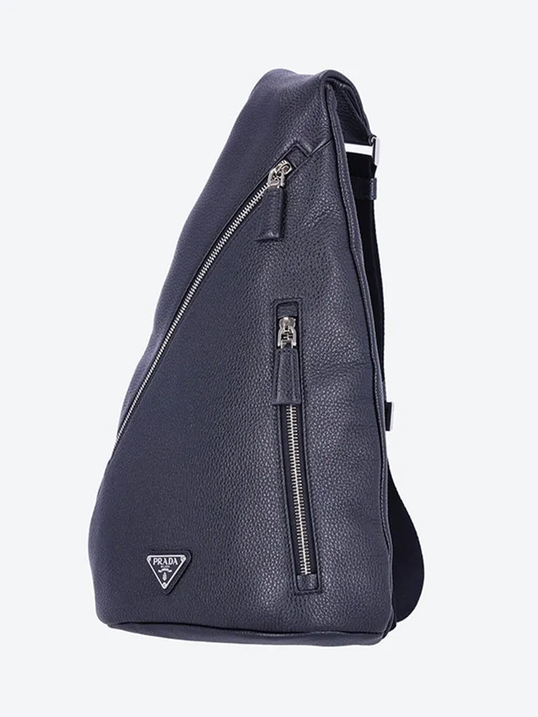 Leather backpack
