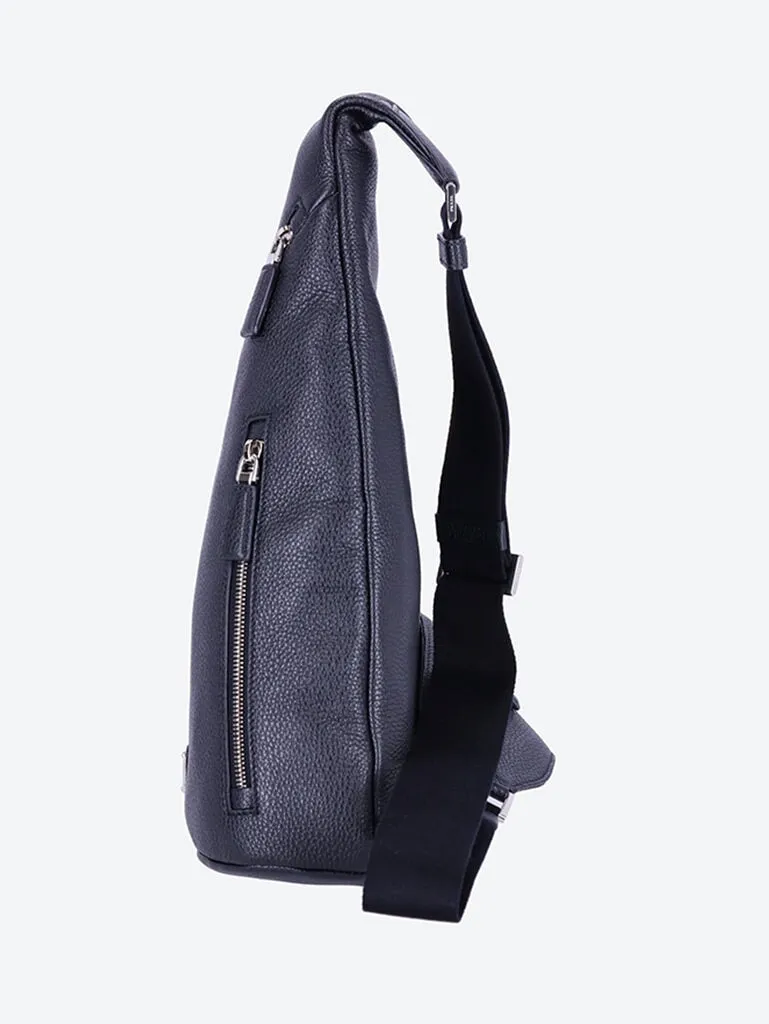 Leather backpack