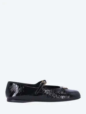 Leather ballerinas