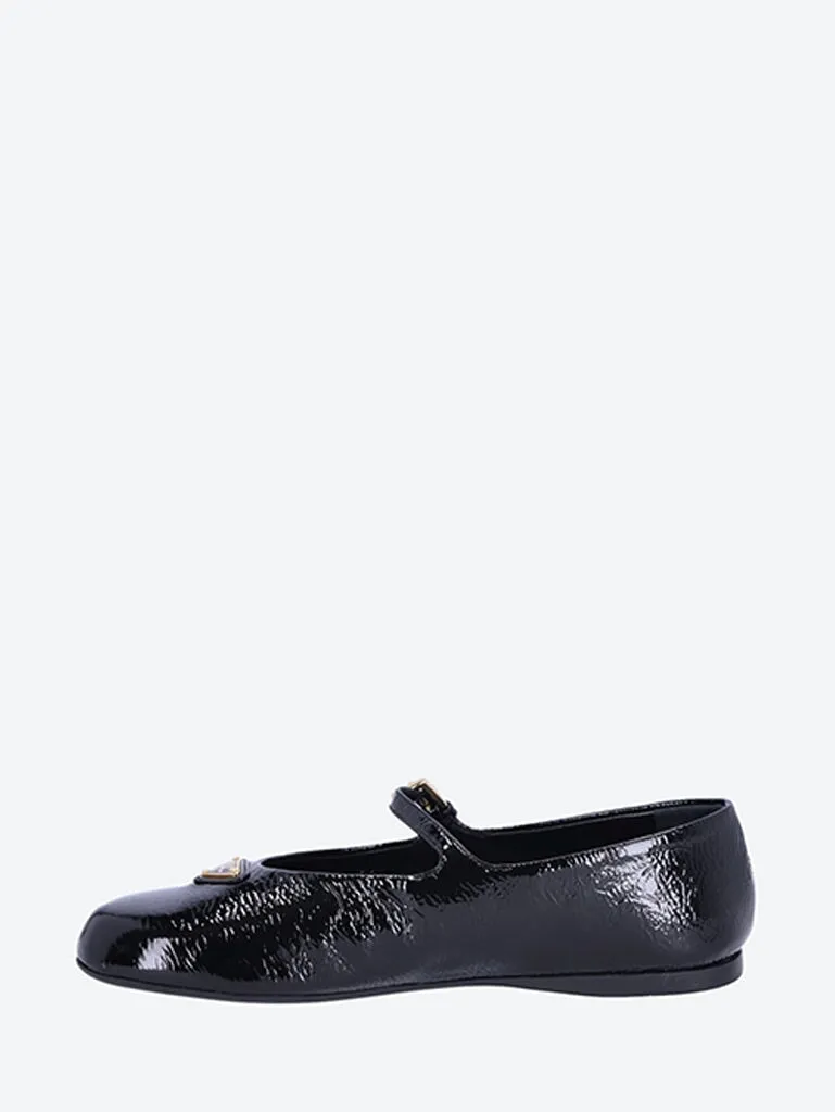 Leather ballerinas