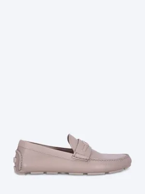 Leather loafers