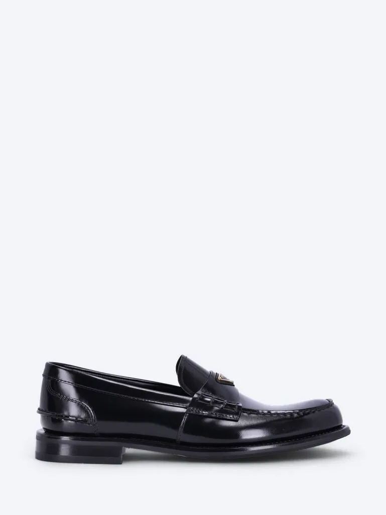 Leather loafers