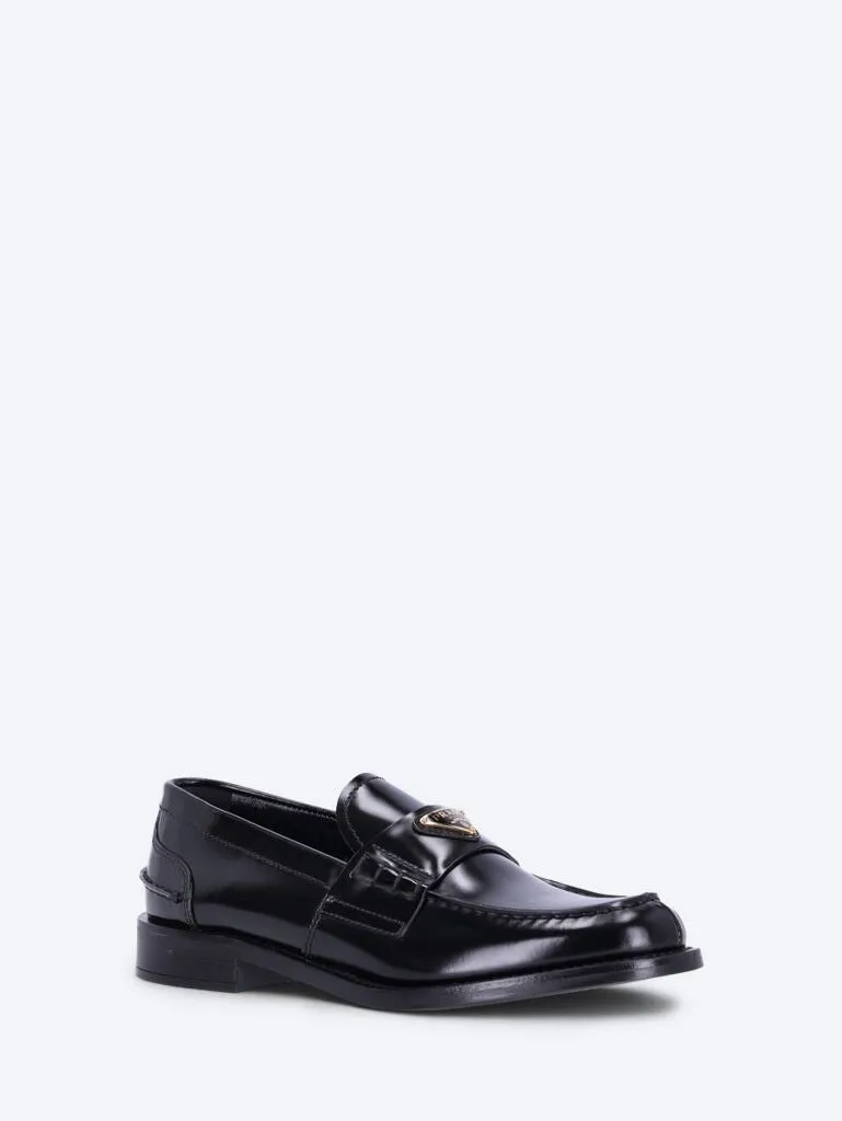 Leather loafers