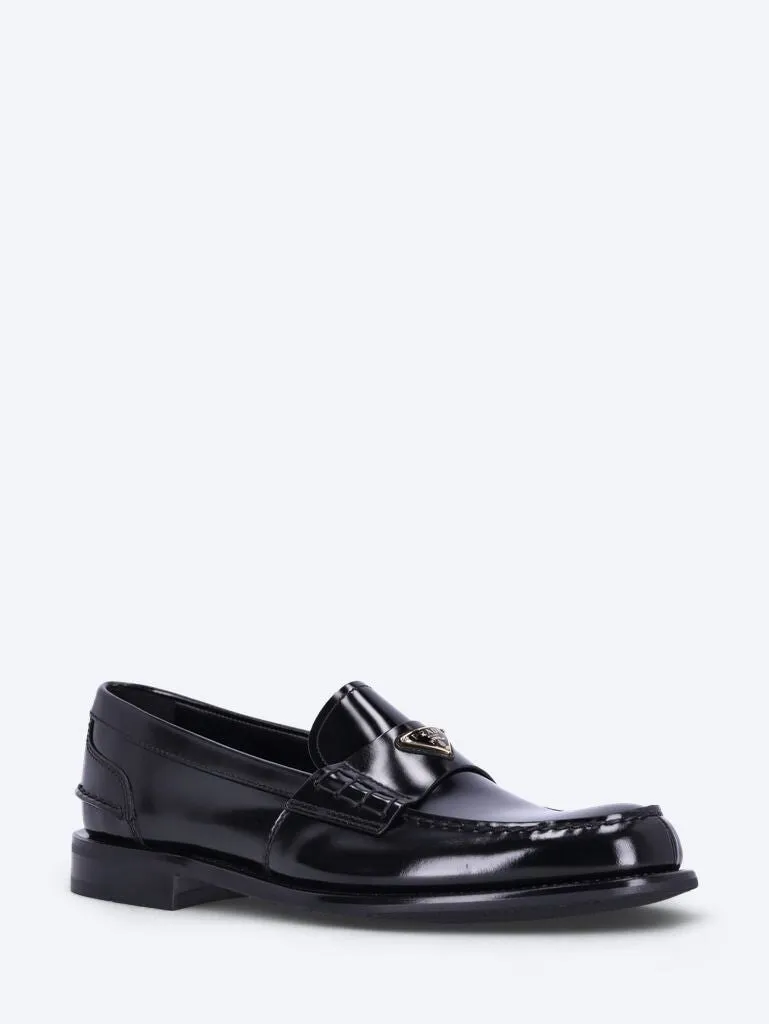 Leather loafers