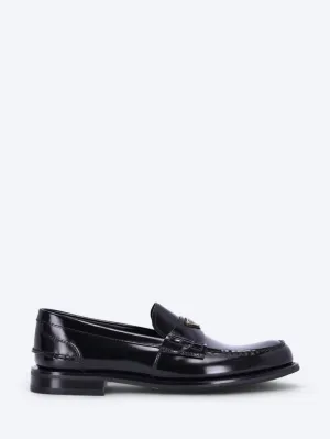 Leather loafers