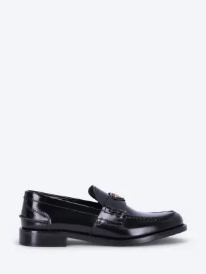 Leather loafers