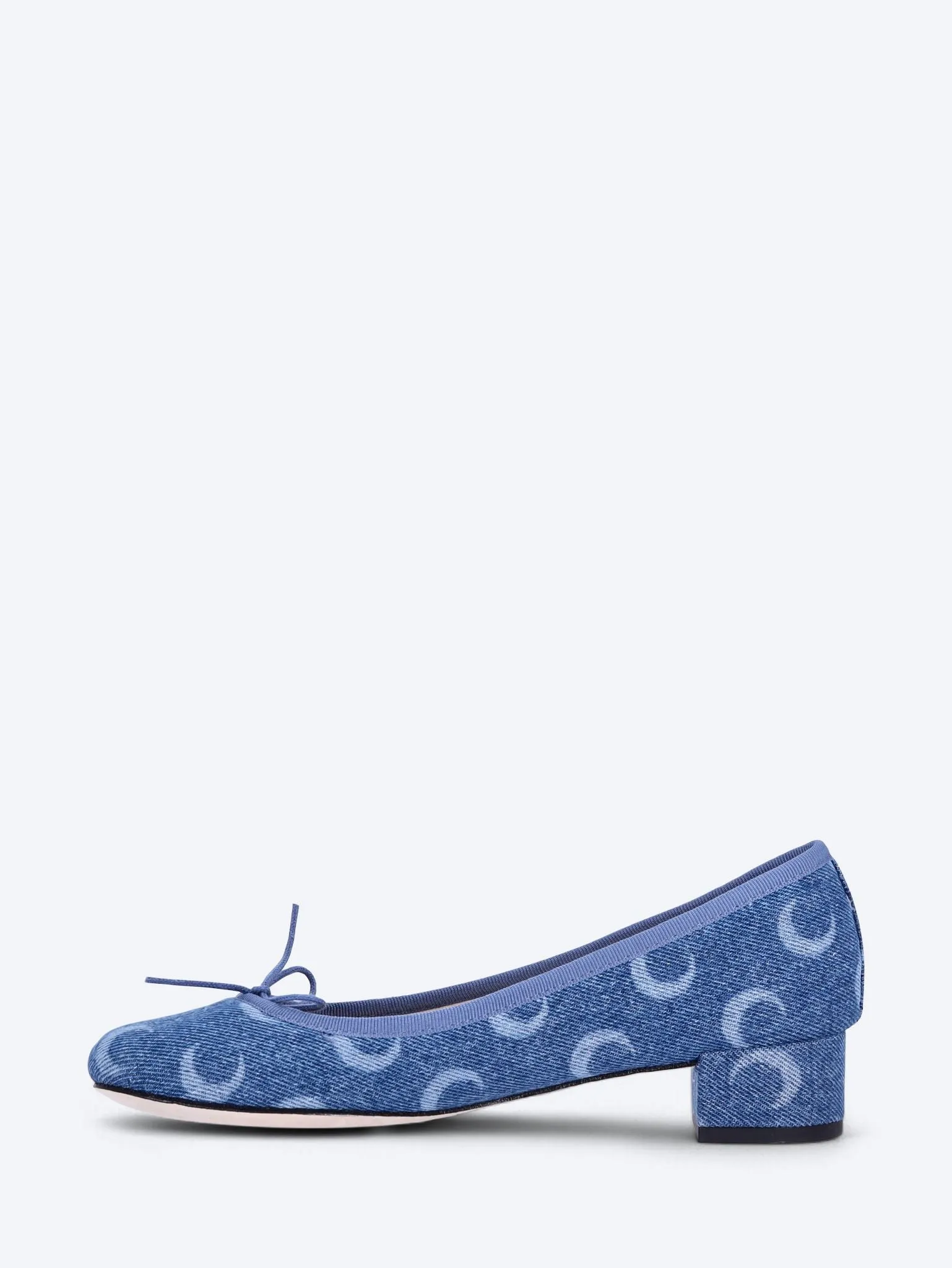 Marine serre x repetto - Moon laser denim repetto ballerinas