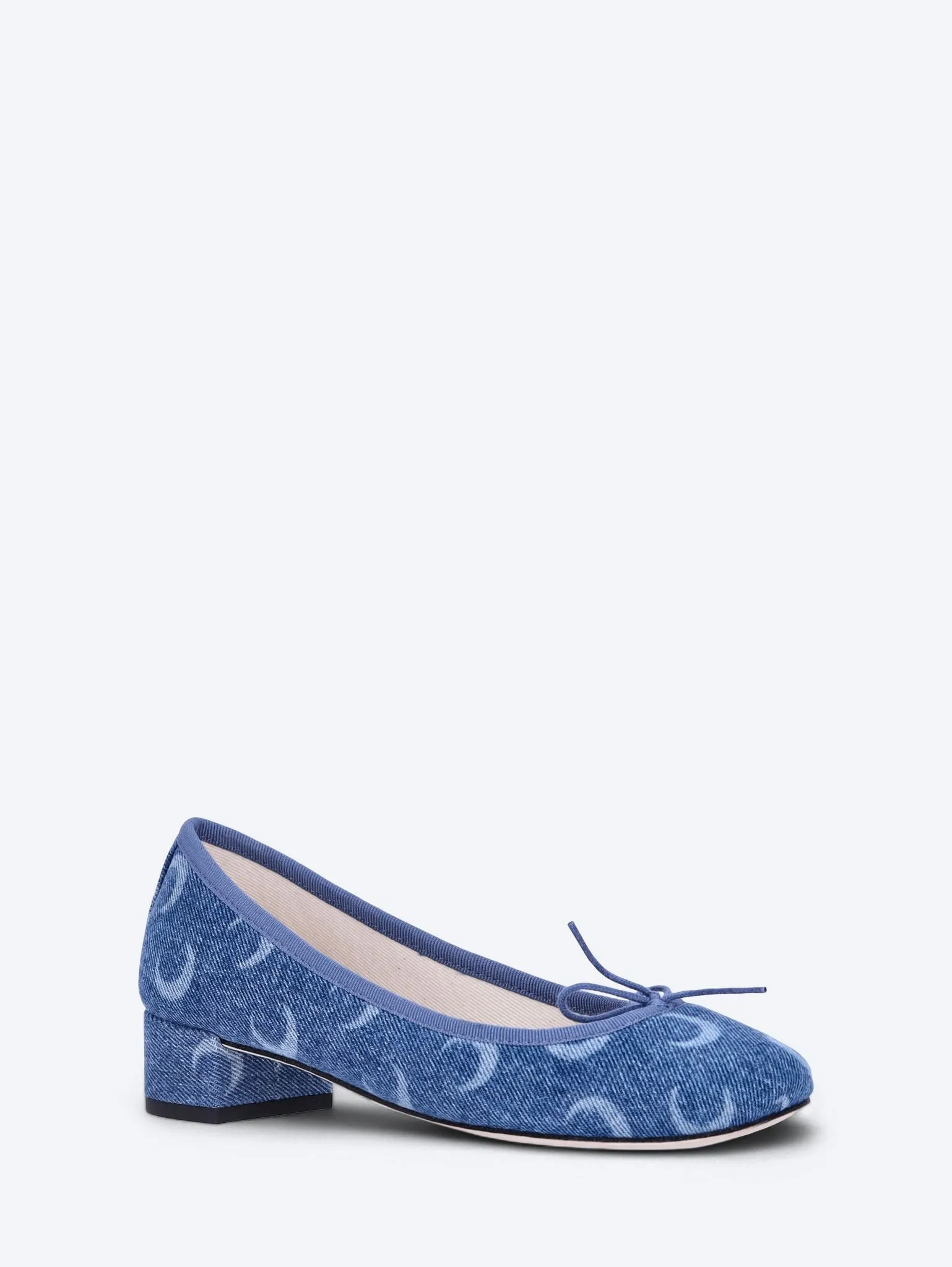 Marine serre x repetto - Moon laser denim repetto ballerinas
