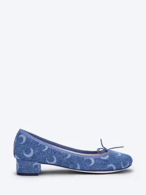 Marine serre x repetto - Moon laser denim repetto ballerinas