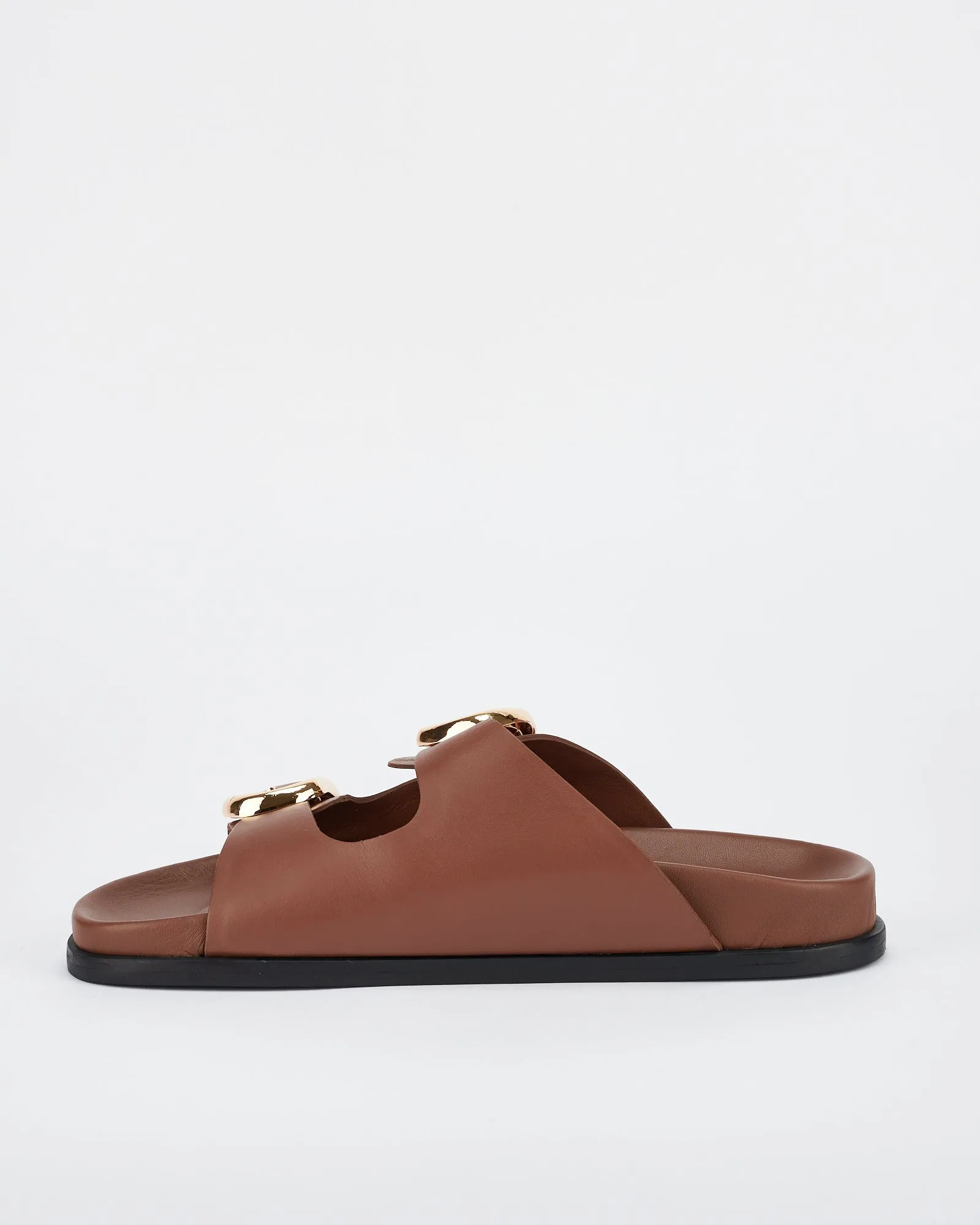 San Jose Footbed Cocoa/Gold SOL SANA