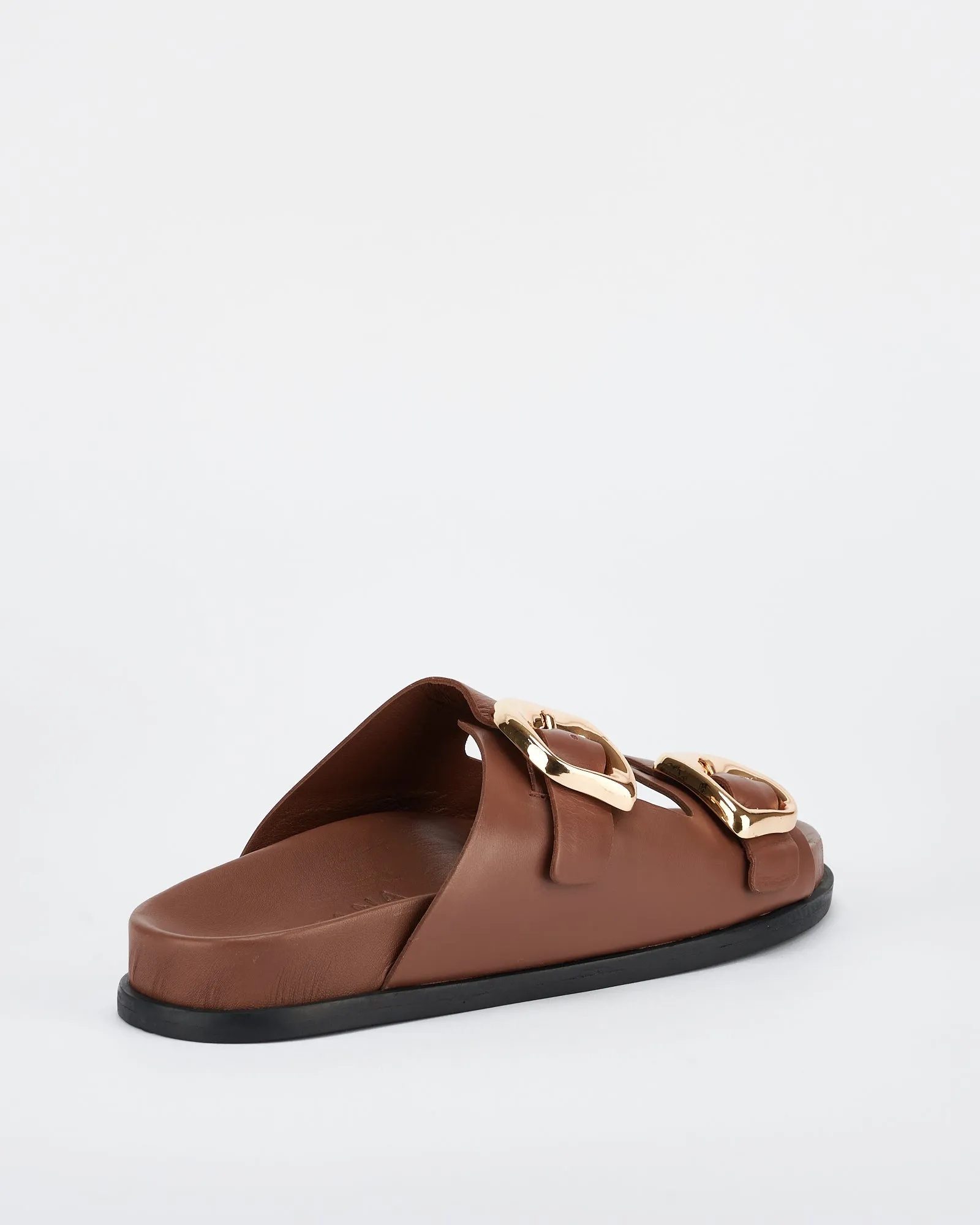 San Jose Footbed Cocoa/Gold SOL SANA