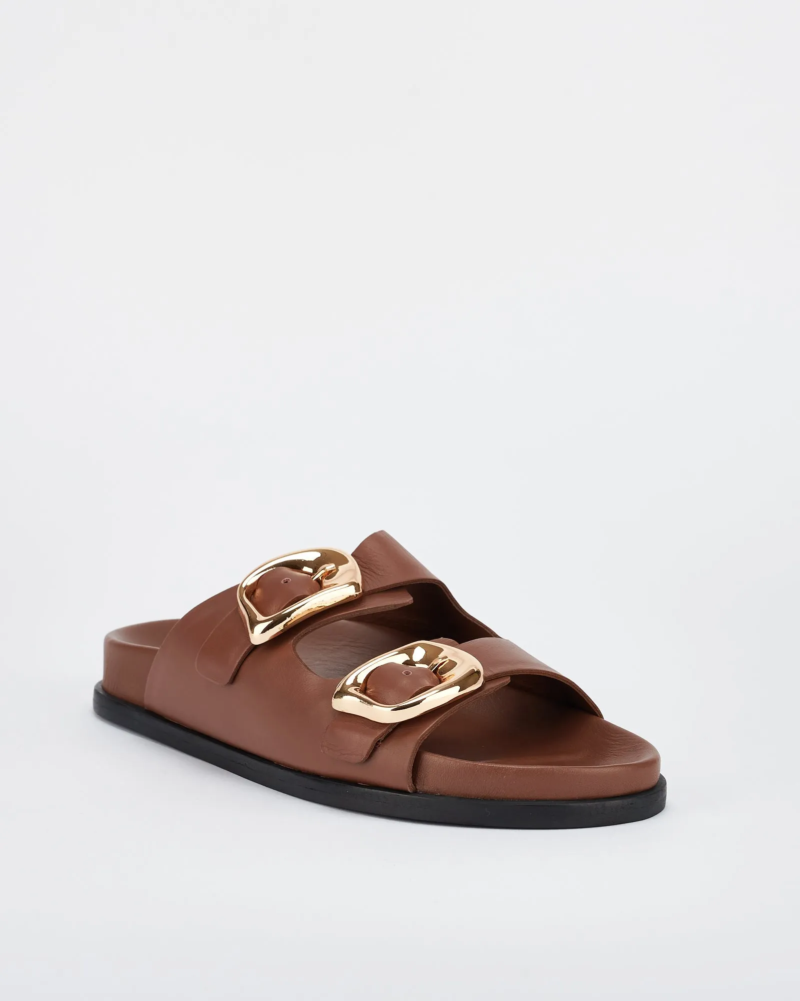 San Jose Footbed Cocoa/Gold SOL SANA