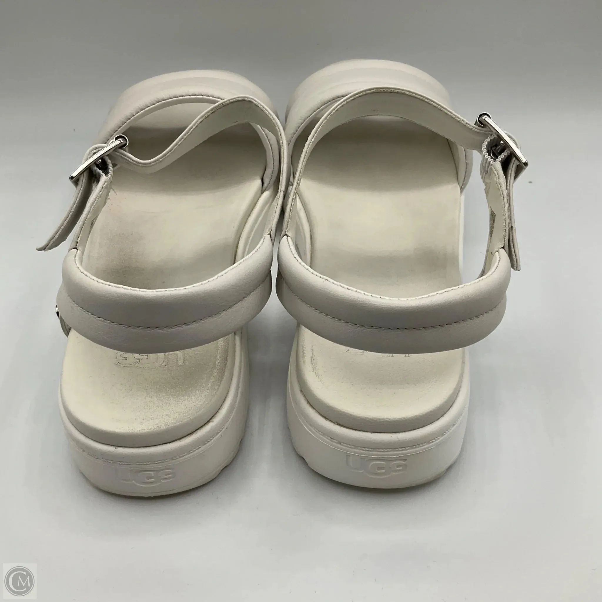 Sandals Flats By Ugg In White, Size: 8