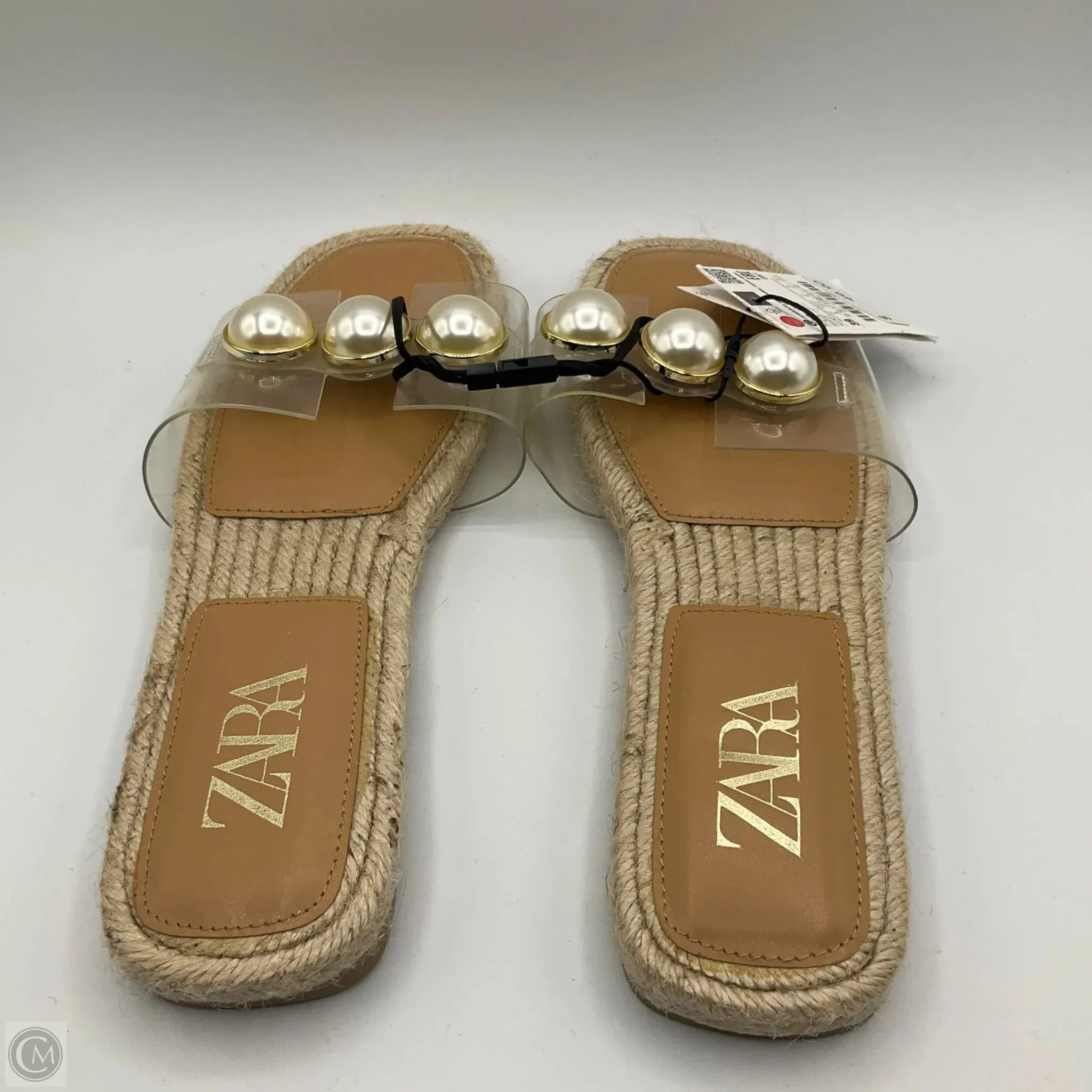 Sandals Flats By Zara In Tan, Size: 8.5