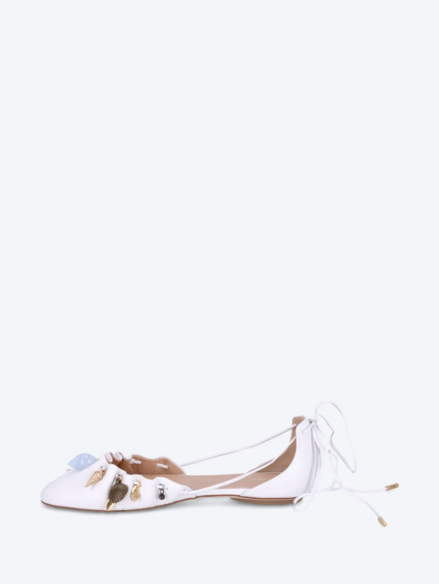 Sea treasures leather  ballerinas