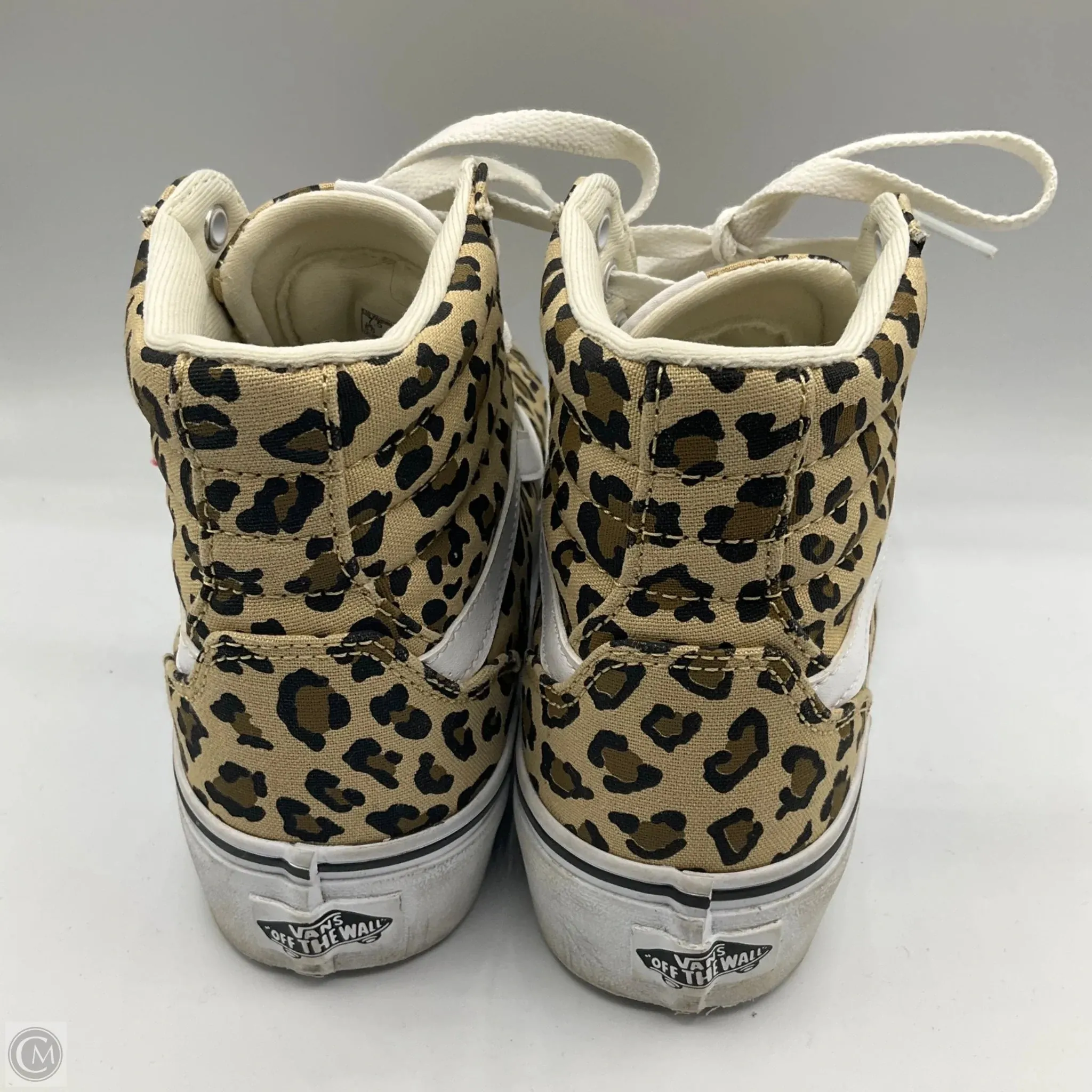 Shoes Flats By Vans In Animal Print, Size: 7.5