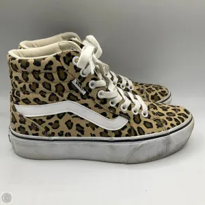 Shoes Flats By Vans In Animal Print, Size: 7.5