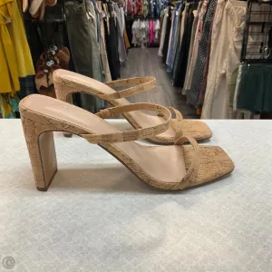 Shoes Heels Block By Clothes Mentor In Brown, Size: 8