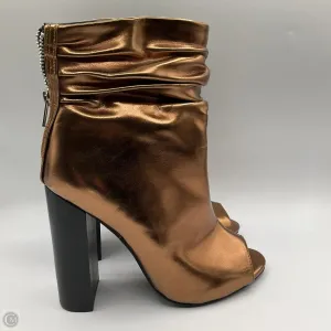 Shoes Heels Block By Clothes Mentor In Copper, Size: 6