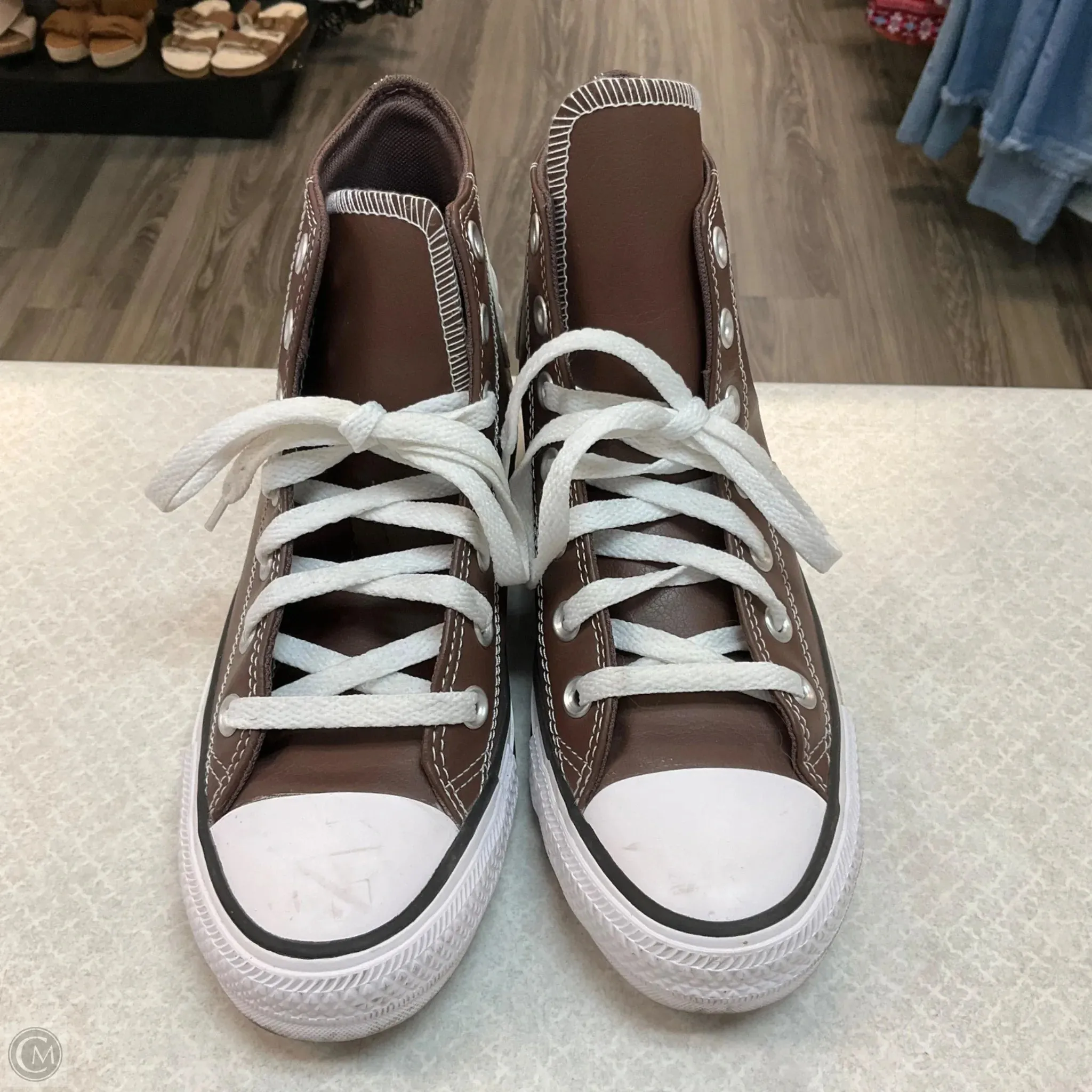 Shoes Sneakers By Converse In Brown, Size: 7