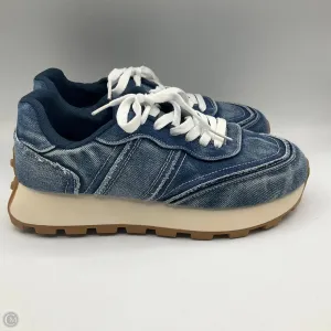 Shoes Sneakers By Fashion Nova In Blue Denim, Size: 8