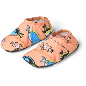 Småfolk Papaya UV50 Swim Shoes With fisk