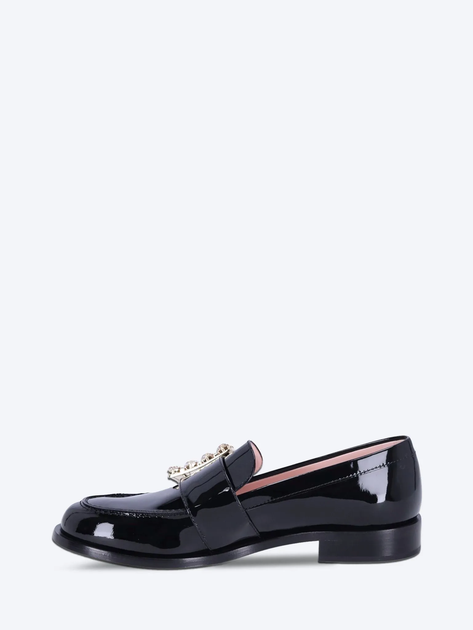 Strass buckle loafer