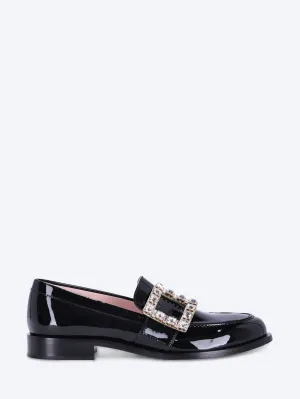 Strass buckle loafer