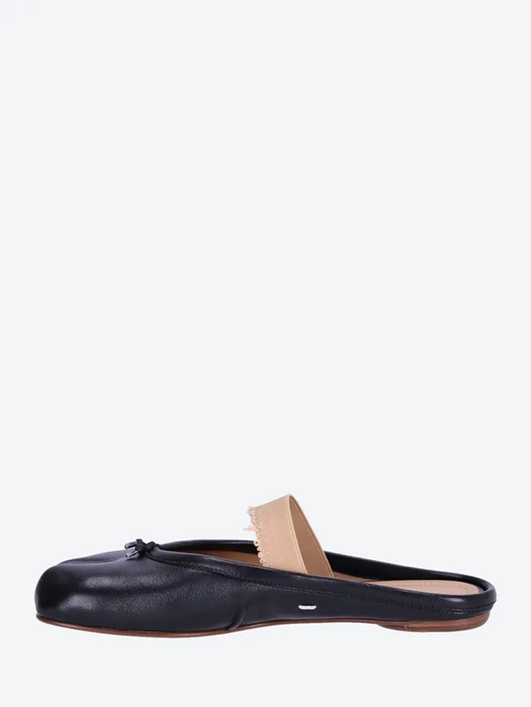 Tabi elastic band ballerinas