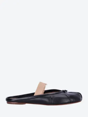 Tabi elastic band ballerinas