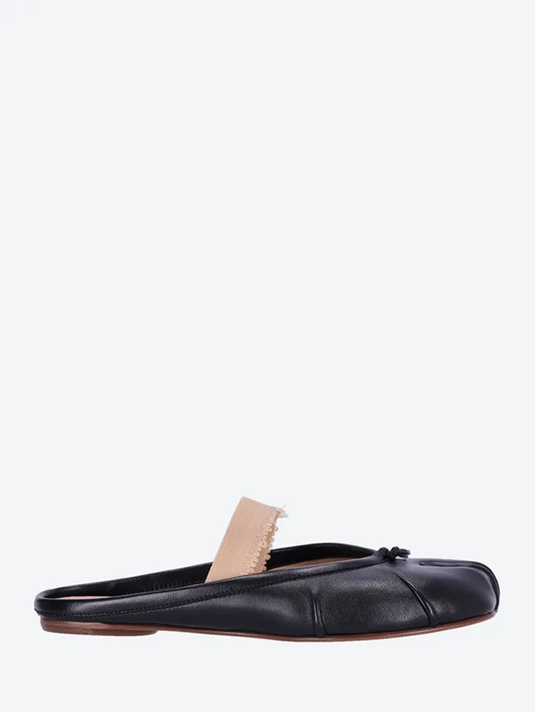 Tabi elastic band ballerinas