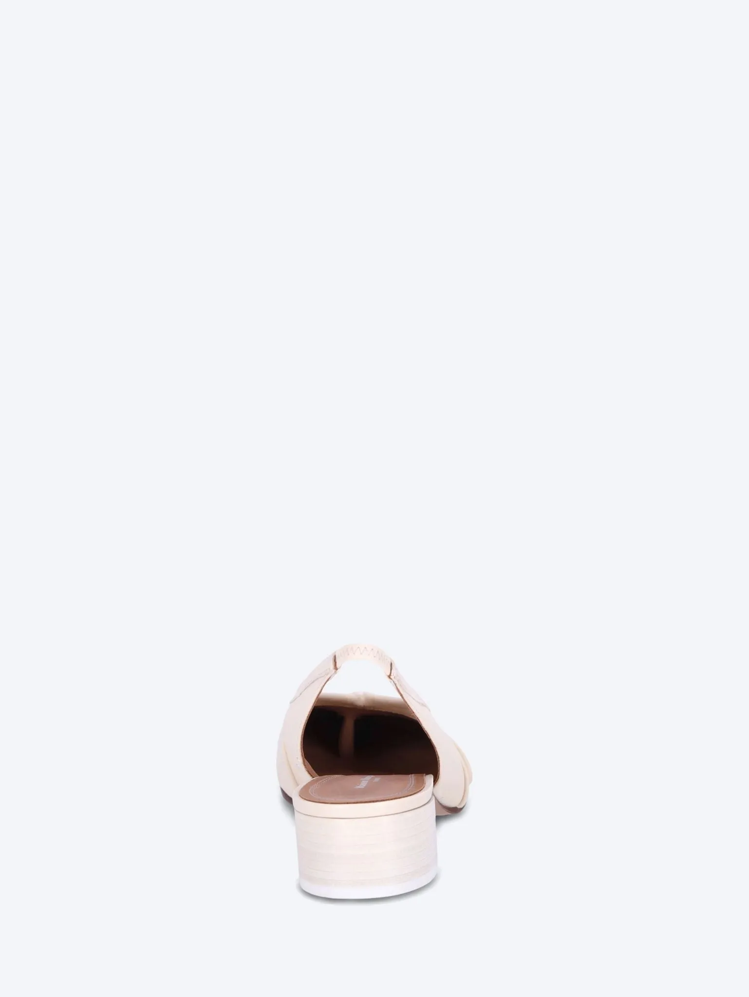 Tabi slingback leather ballerinas