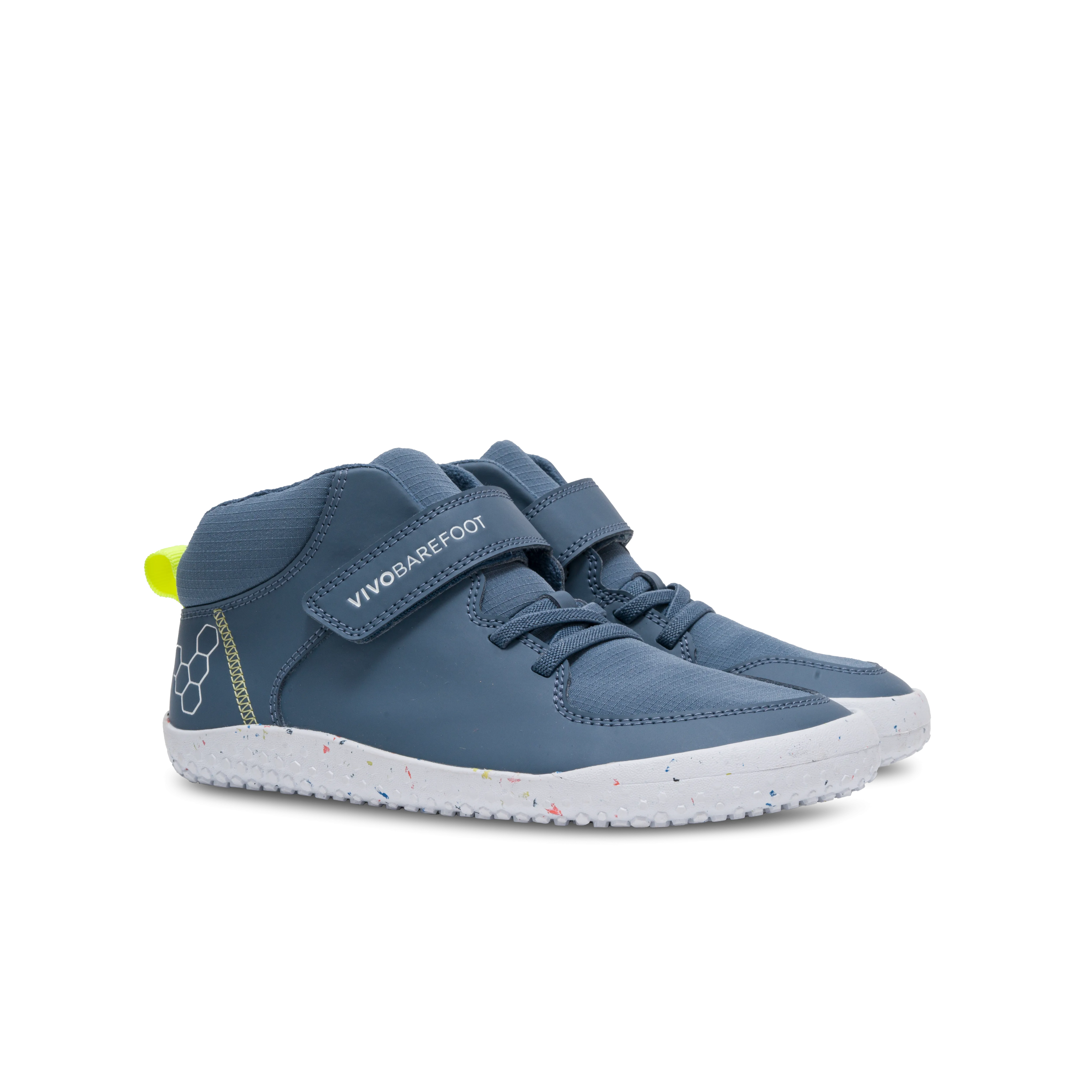 Vivobarefoot Primus Ludo Hi Juniors  Indigo