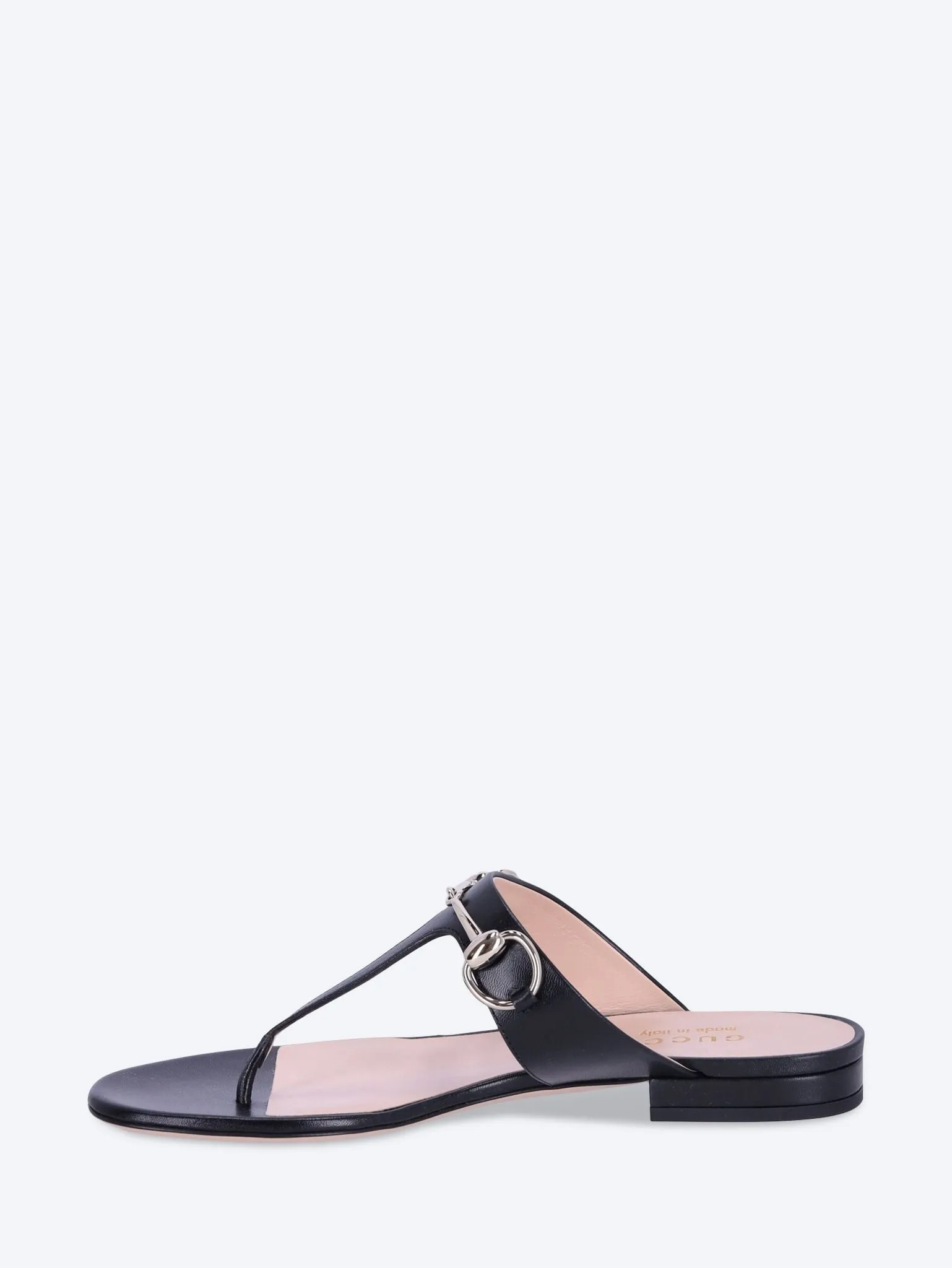 Women's thong sandal with horsebit