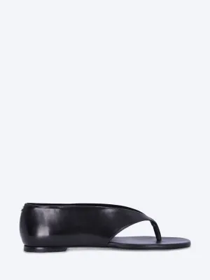 Wrapped leather thongs